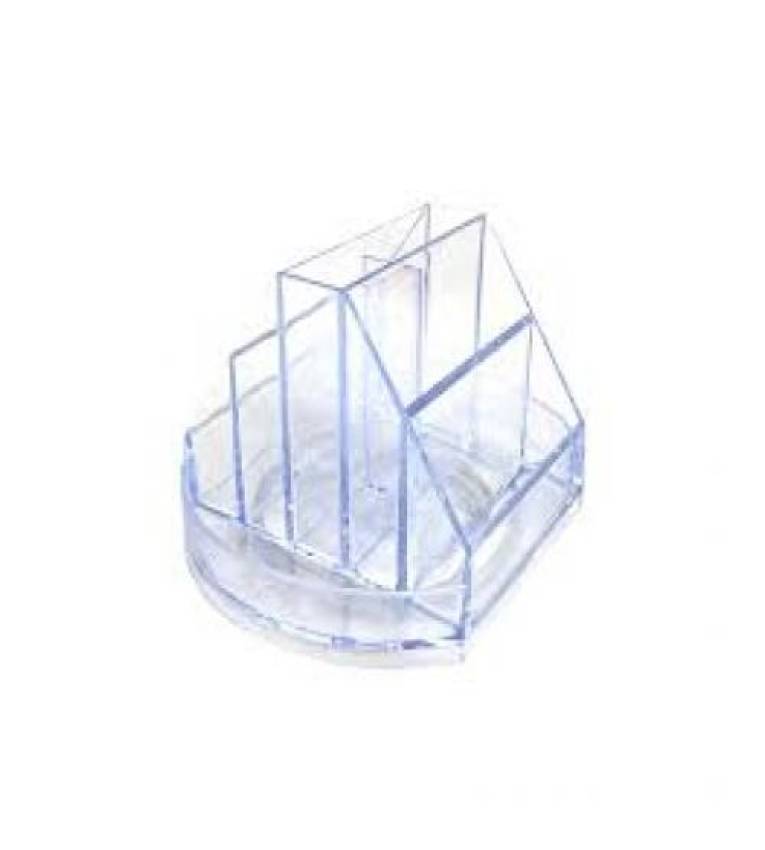 Organisateur de bureau Transparent 8 compartiments desk organizer